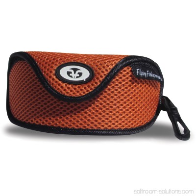 Flying Fisherman Sunglass Case with Clip, Orange Mesh 551266264